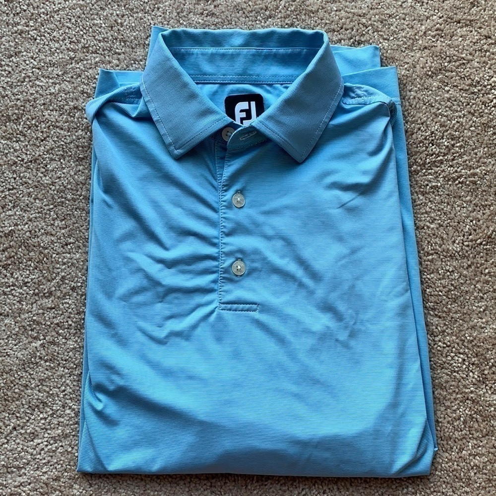 Footjoy blue golf polo